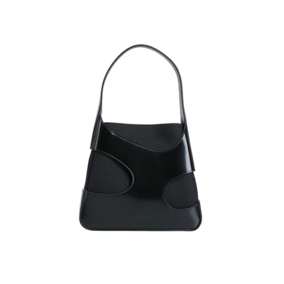 Ferragamo Shoulder Hobo Bag In Black