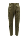Dsquared2 Sexy Cargo Stretch Cotton Pants In Green