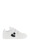 Isabel Marant Logo-patch Touch-strap Sneakers In White