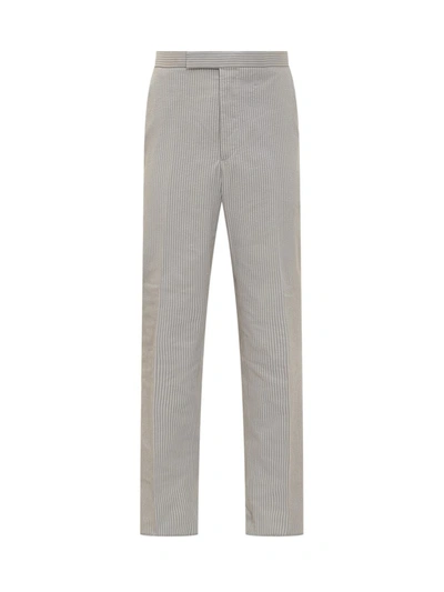 Thom Browne Low Rise Trouser In Grey