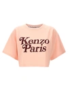 KENZO CROPPED T-SHIRT PINK
