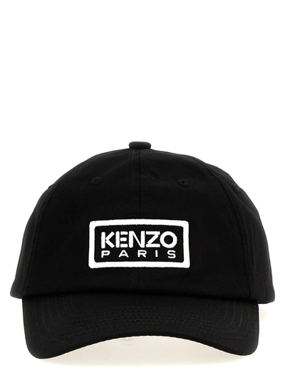 Kenzo Tag Hats White/black