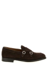 Doucal's Suede Derby Straps Lace Up Shoes Brown In Brown