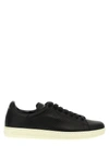 TOM FORD LOGO LEATHER SNEAKERS