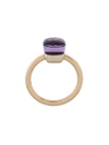 Pomellato Nudo Classic Ring With Amethyst In 18k Rose And White Gold
