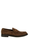 Doucal's Leather Moccasins With Rubber Sole In Brown