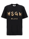 Msgm Logo-print Glitter T-shirt Dress