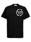 PHILIPP PLEIN LOGO T-SHIRT BLACK