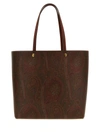 ETRO MAXI ETRO ESSENTIAL TOTE BAG BROWN