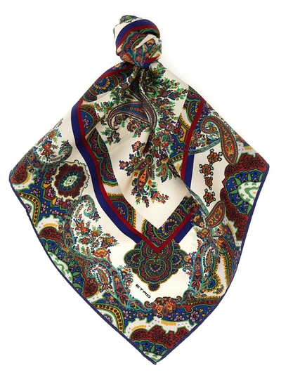 Etro Printed Scarf Scarves, Foulards Multicolor
