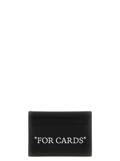 Off-white Quote Bookish Wallets, Card Holders White/black