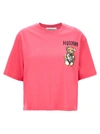 MOSCHINO TEDDY BEAR T-SHIRT FUCHSIA