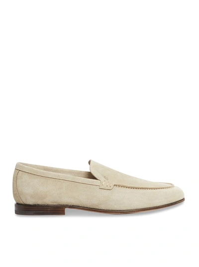 Church's Tan Calf Leather Moccasins For Men