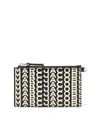 MARC JACOBS MARC JACOBS THE MONOGRAM LEATHER WRISTLET CARD HOLDER