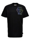 PHILIPP PLEIN PHILIPP PLEIN RHINESTONE LOGO T-SHIRT