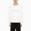 GIVENCHY GIVENCHY BLACK LOGOED CREW-NECK SWEATSHIRT MEN