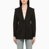GIVENCHY GIVENCHY BLACK WOOL FITTED BLAZER WOMEN