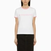 Givenchy Logo-print Round-neck Stretch-cotton T-shirt In White