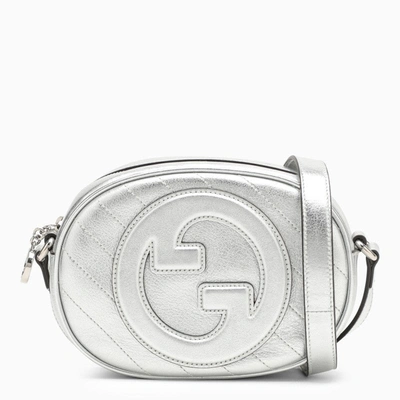 Gucci Blondie Mini Shoulder Bag Silver Women