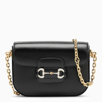 Gucci Horsebit 1955 Black Leather Mini Bag Women