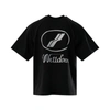 We11 Done We11done Black Reflective Logo T-shirt