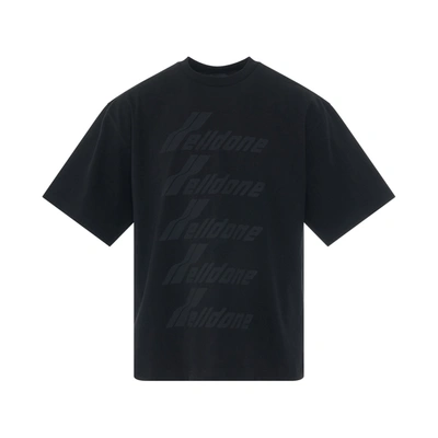 We11 Done Classic Front Logo T-shirt In Black