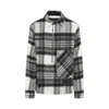 WE11 DONE CHECK ANORAK WOOL SHIRT