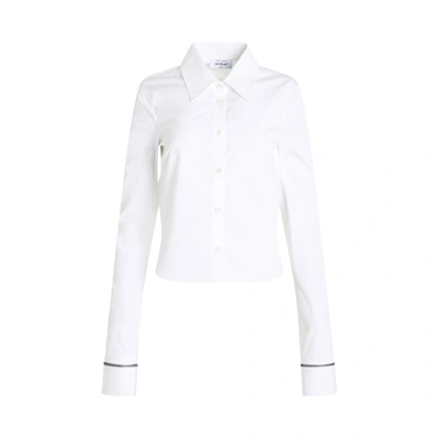 Off-white Poplin Zip Cuff Shirt