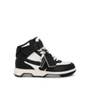 OFF-WHITE OUT OF OFFICE MID TOP LEATHER SNEAKERS