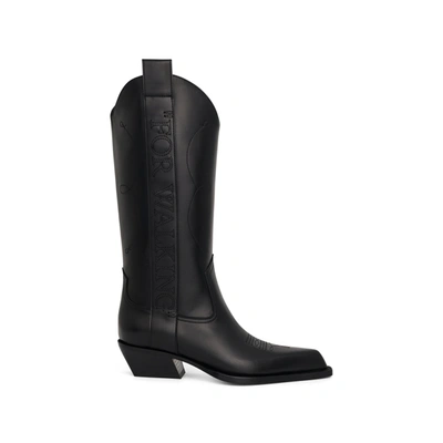 OFF-WHITE WOMEN'S "FOR WALKING" TEXAN BOOTS