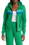 Aviator Nation 5-stripe Zip Hoodie In Multi