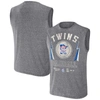DARIUS RUCKER COLLECTION BY FANATICS DARIUS RUCKER COLLECTION BY FANATICS CHARCOAL MINNESOTA TWINS RELAXED-FIT MUSCLE TANK TOP