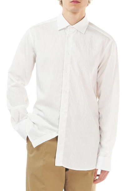 Barena Venezia Surian Telino Linen Shirt In Bianco