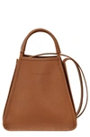 Longchamp Le Foulonné Leather Top Handle Bag
