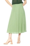 ALEXIA ADMOR ALEXIA ADMOR BRILYN LINEN MIDI SKIRT