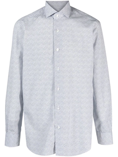 Barba Printed Shirt Clothing In White