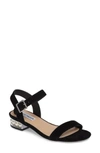 STEVE MADDEN EMBELLISHED SANDAL,CASHMERE