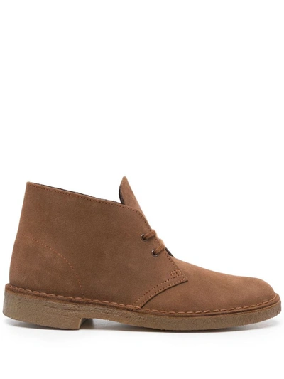 Clarks Desert Boots Shoes In Brown