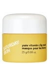 SATURDAY SKIN YUZU VITAMIN C LIP MASK, 0.7 OZ