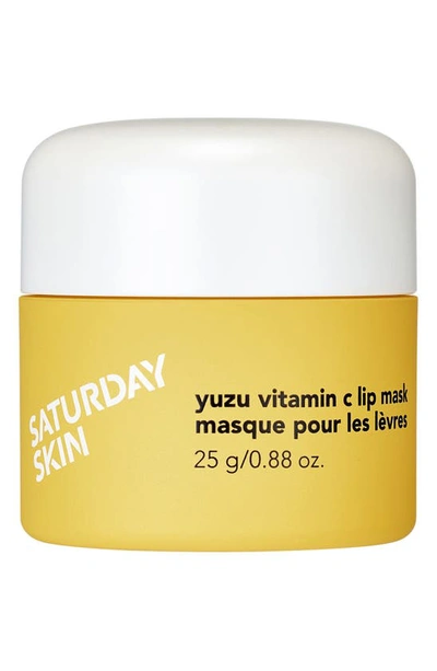 Saturday Skin Yuzu Vitamin C Lip Mask, 0.7 oz In White