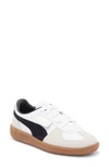 Puma Palermo Leather Sneakers In  White-vapor Gray-gum