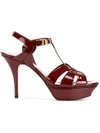Saint Laurent Tribute 75 Patent Leather Sandals
