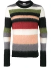 SAINT LAURENT striped mohair sweater,480784Y1UJ112243287