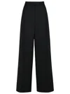 799 Black Wool Pants In Black