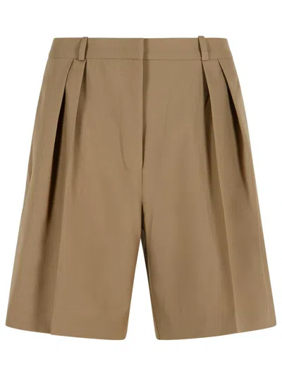 799 Róhe 'tailored' Beige Virgin Wool Shorts