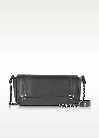 Jérôme Dreyfuss Bob Black Leather Mini Shoulder Bag