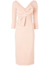 DSQUARED2 DSQUARED2 BOW FRONT DRESS - NUDE & NEUTRALS,S75CU0523S4401912234691