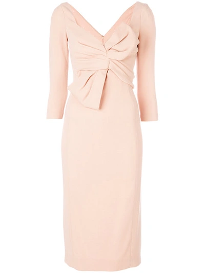 Dsquared2 Bow Front Dress - Nude & Neutrals