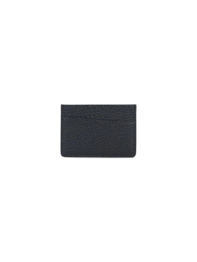 Maison Margiela Leather Card Holder In Black
