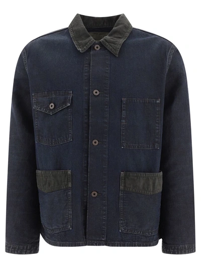 Rrl By Ralph Lauren Workwear Jacket In Blue